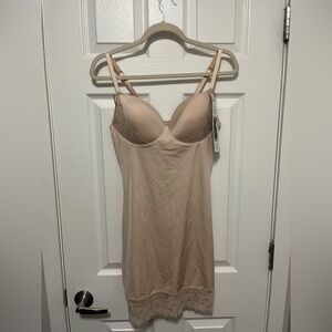 NWT Spanx Tan Slip Dress